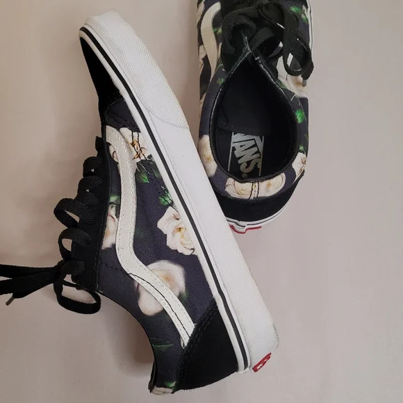 Vans Old Skool Sneakers In Romantic Floral Size 7.5 - Picture 7 of 9
